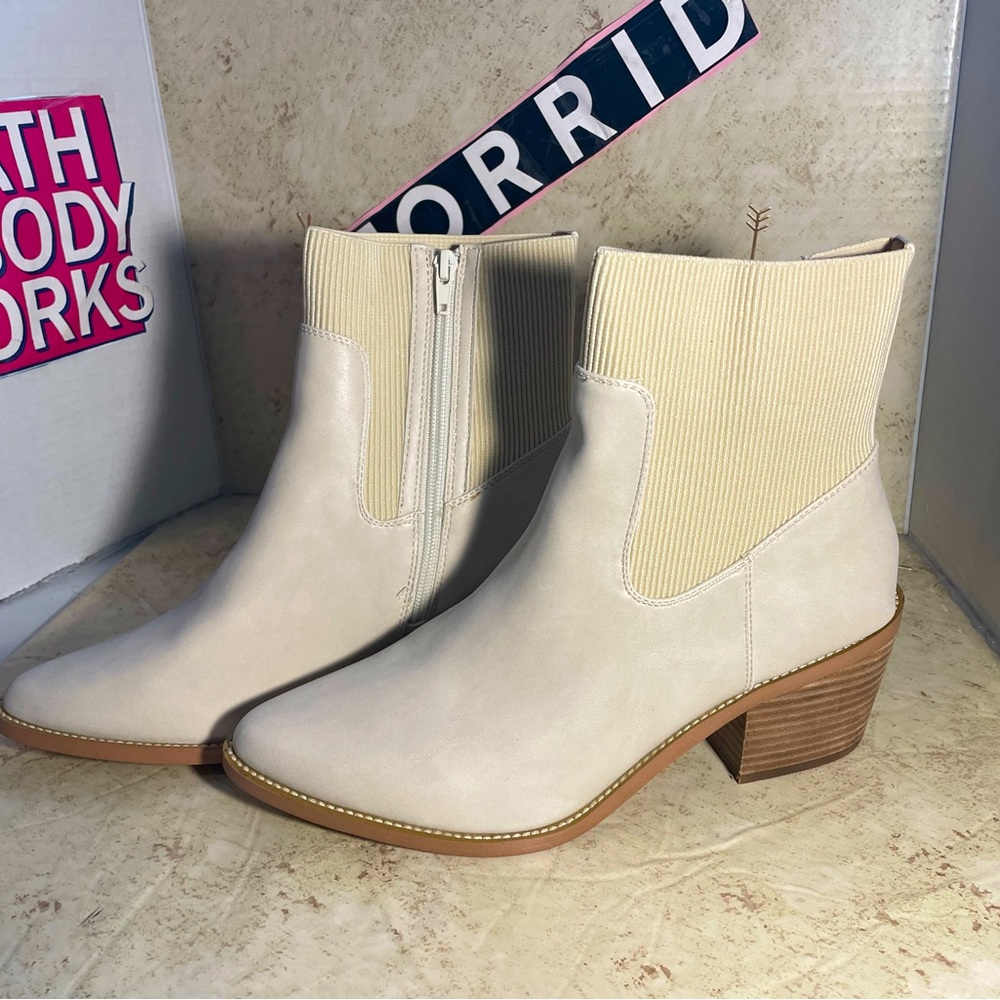 Mid calf cowboy style boots